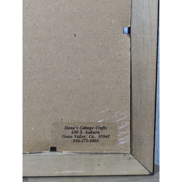 Vintage 90s Handmade Native American Indian Needlepoint Artwork Southwest Modern - Picture 4 of 7